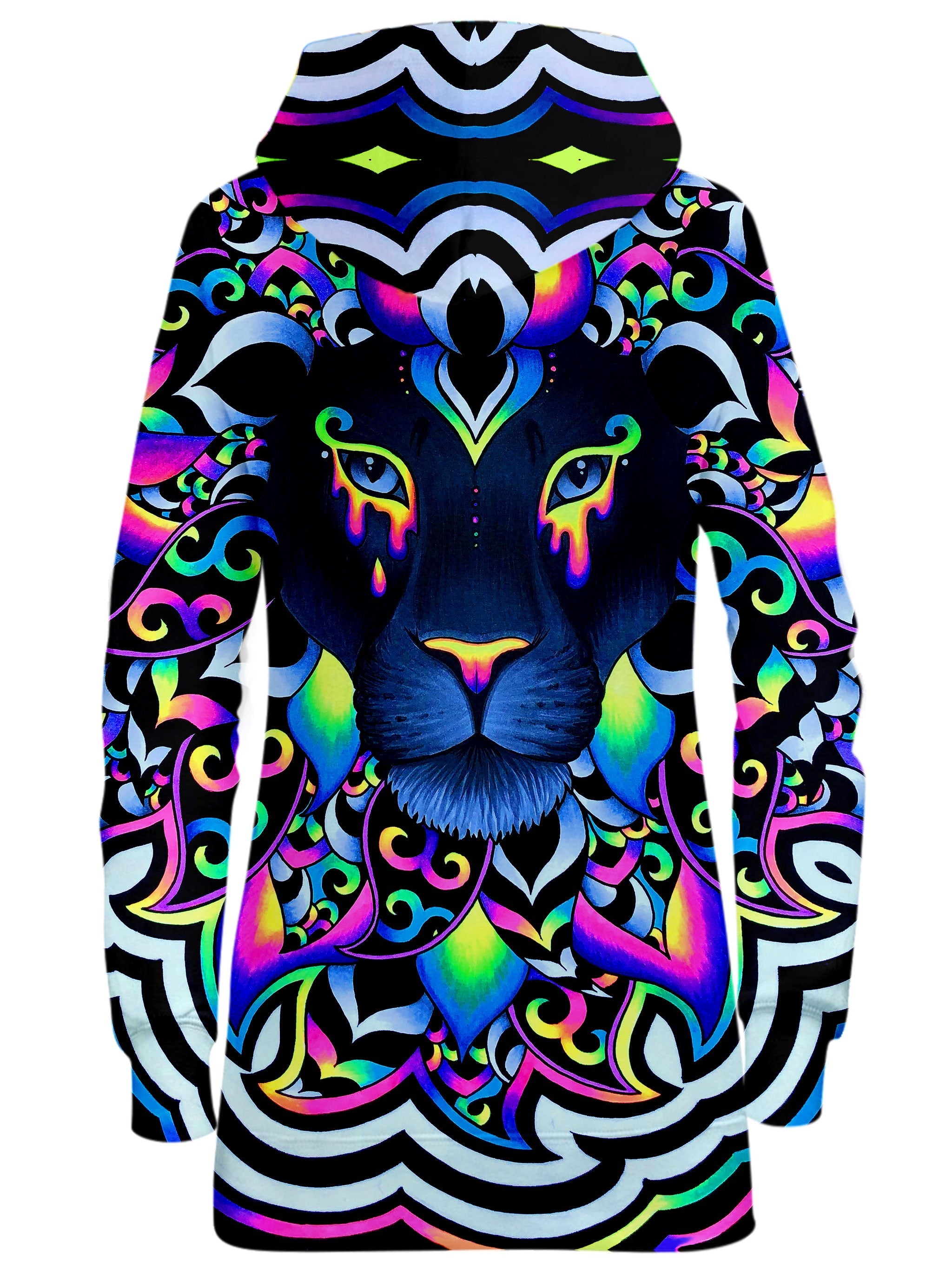 Electric Lion Hoodie Dress BrizBazaar Epic Hoodie