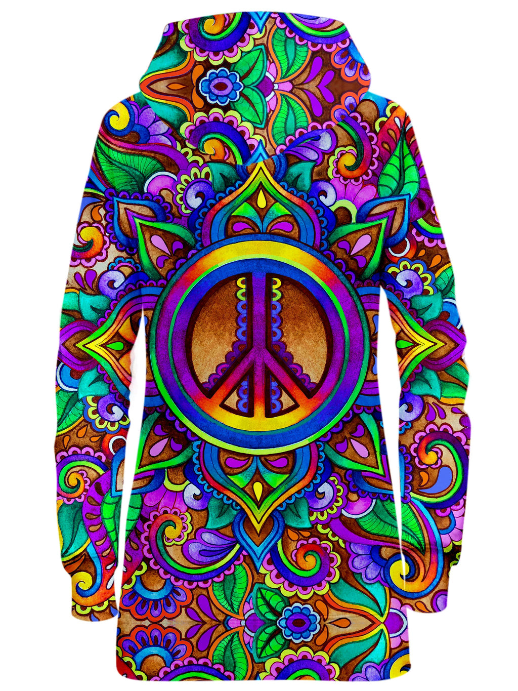 Peace Stock Hoodie Dress BrizBazaar Epic Hoodie