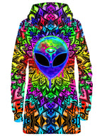 Psy Alien Purple Hoodie Dress BrizBazaar Epic Hoodie