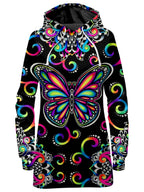 Butterfly Vibez Hoodie Dress BrizBazaar Epic Hoodie