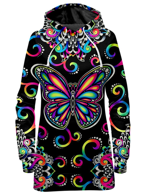 Butterfly Vibez Hoodie Dress BrizBazaar Epic Hoodie