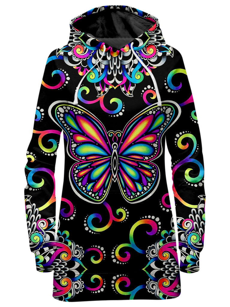 BrizBazaar - Butterfly Vibez Hoodie Dress