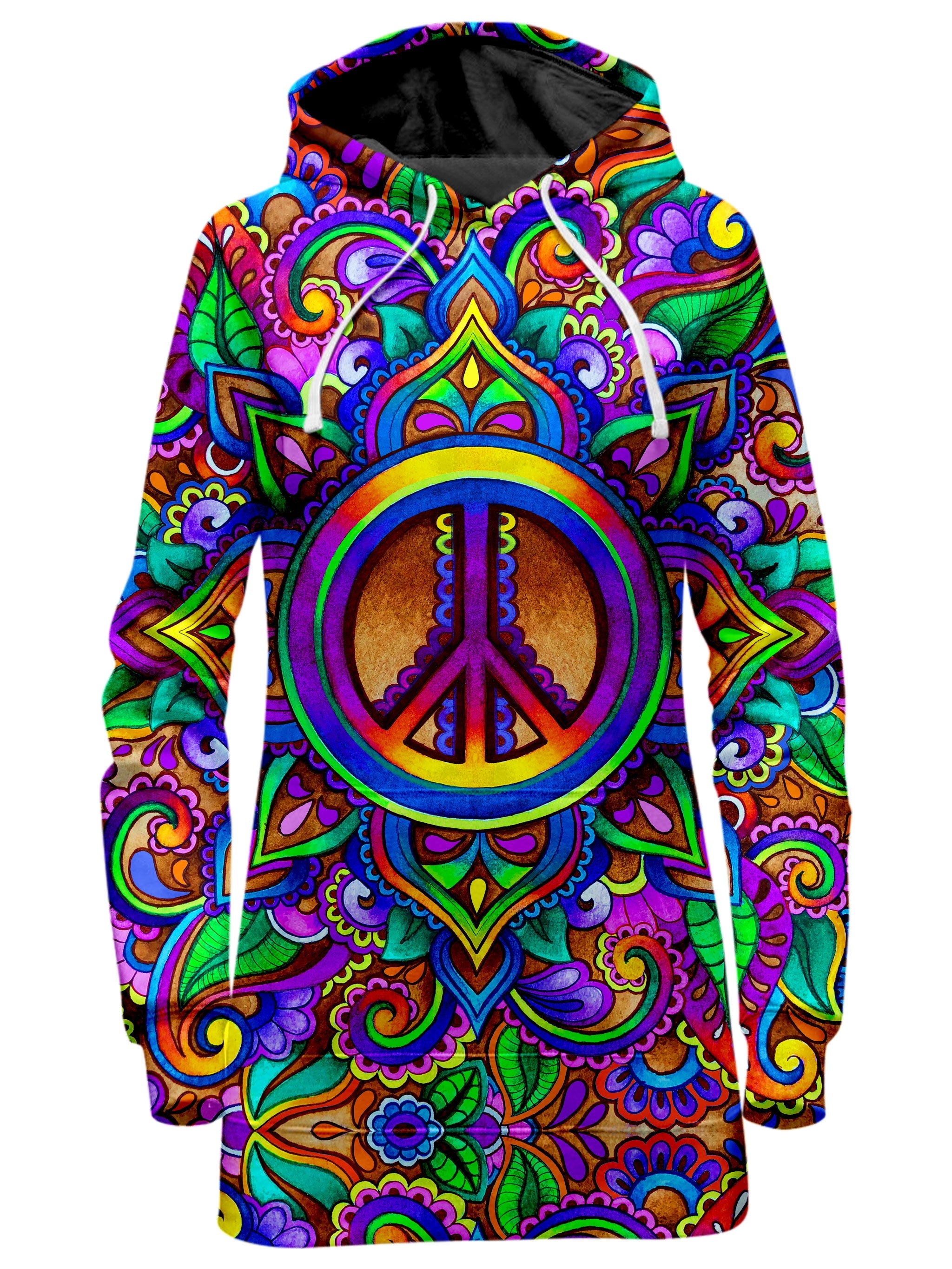 Peace Stock Hoodie Dress BrizBazaar Epic Hoodie