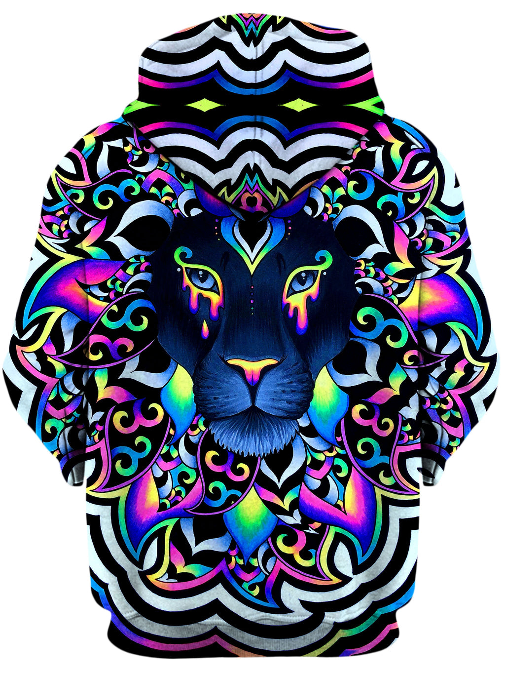 Electric Lion Unisex Zip-Up Hoodie