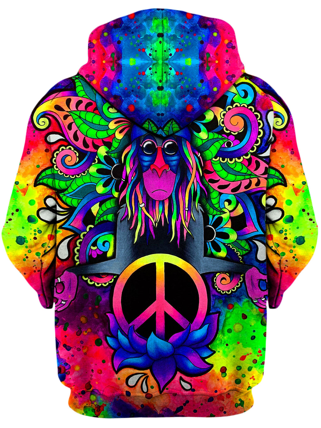 Peace Rafiki Unisex Zip-Up Hoodie BrizBazaar Epic Hoodie