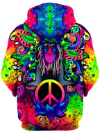 Peace Rafiki Unisex Zip-Up Hoodie BrizBazaar Epic Hoodie