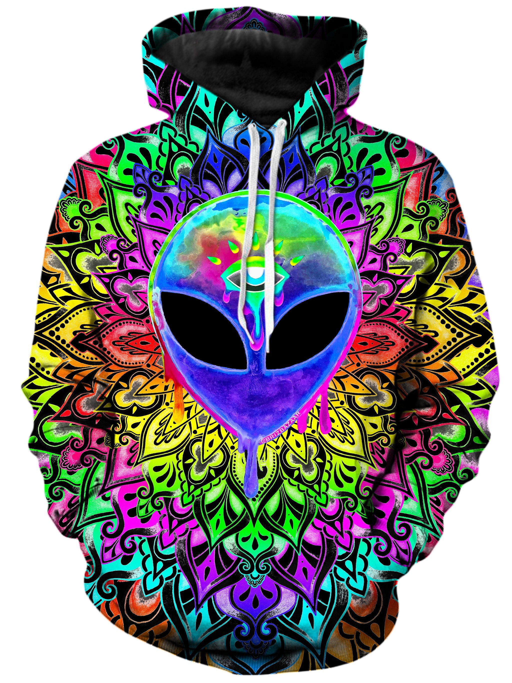 Psy Alien Purple Unisex Hoodie, BrizBazaar, T6 - Epic Hoodie
