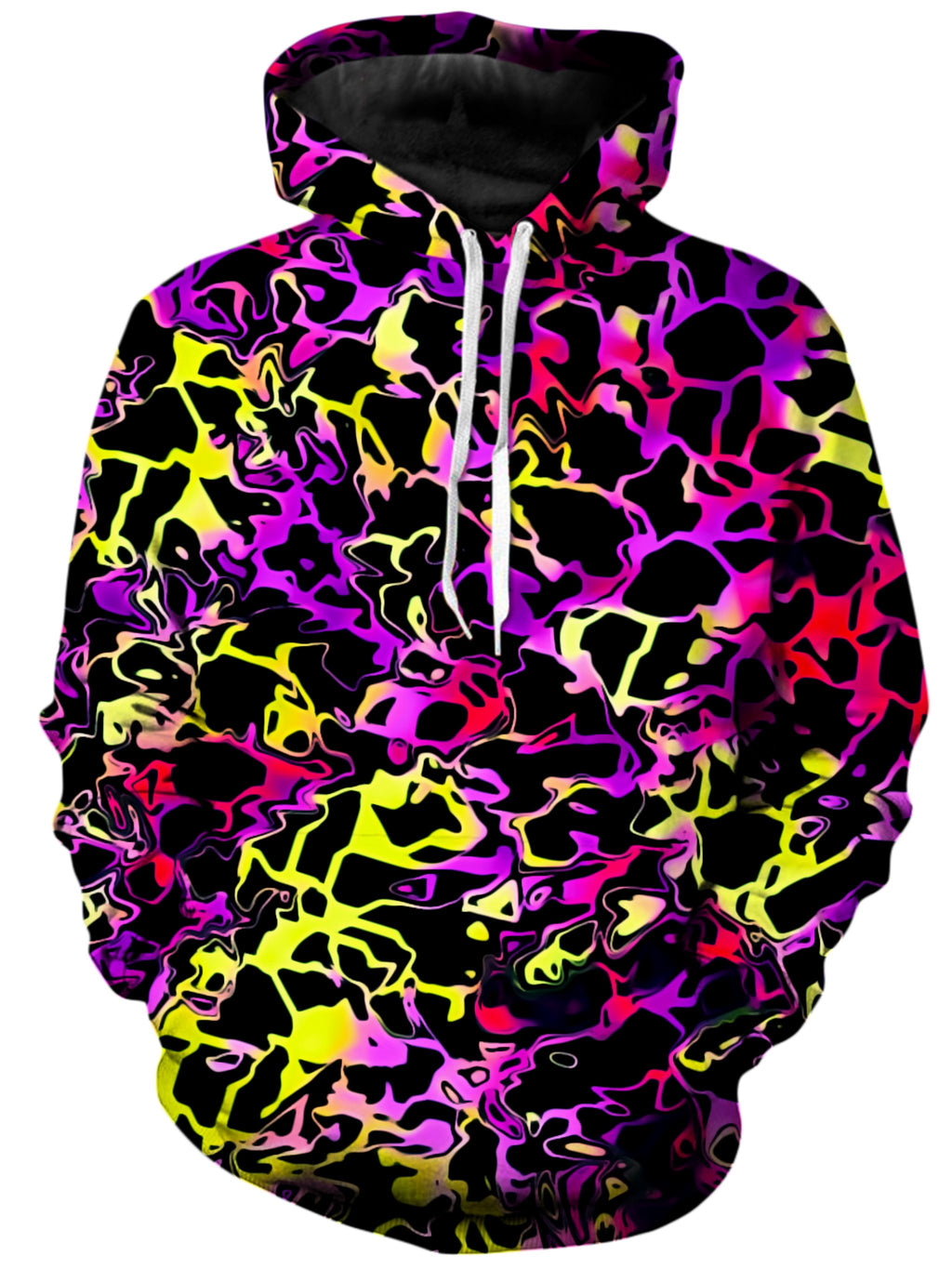 Psychedelic Rainbow Leopard Unisex Hoodie, Big Tex Funkadelic, T6 - Epic Hoodie