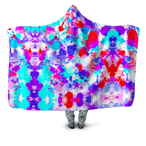 Cherry Frost Paint Splatter Hooded Blanket Big Tex Funkadelic Epic Hoodie