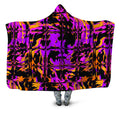 Purple Blackout Rave Glitch Hooded Blanket Big Tex Funkadelic Epic Hoodie