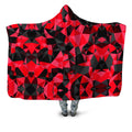 Red and Black Geo Hooded Blanket Big Tex Funkadelic Epic Hoodie