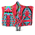 Tropical Coral Glitch Hooded Blanket Big Tex Funkadelic Epic Hoodie
