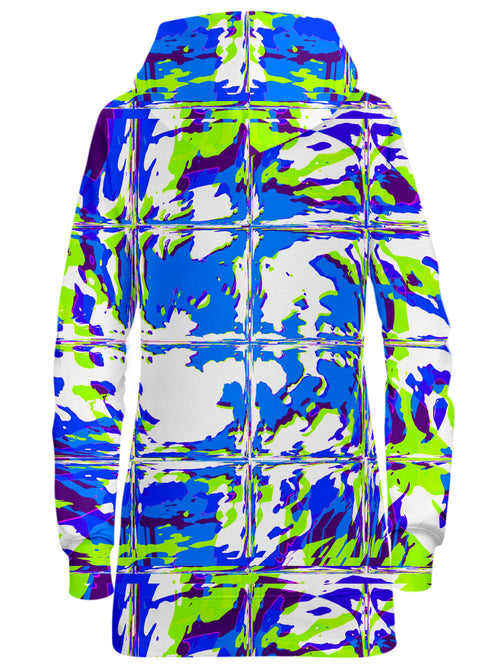 Blue Rave Glitch Hoodie Dress Big Tex Funkadelic Epic Hoodie