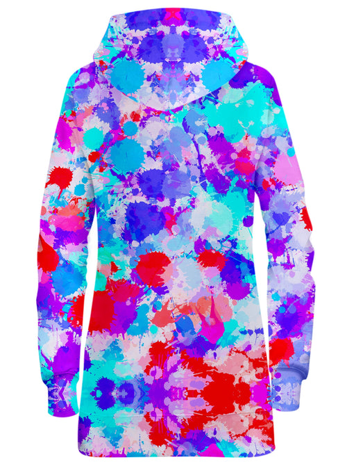 Cherry Frost Paint Splatter Hoodie Dress Big Tex Funkadelic Epic Hoodie