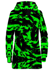 Neon Graffiti Paint Splatter Hoodie Dress