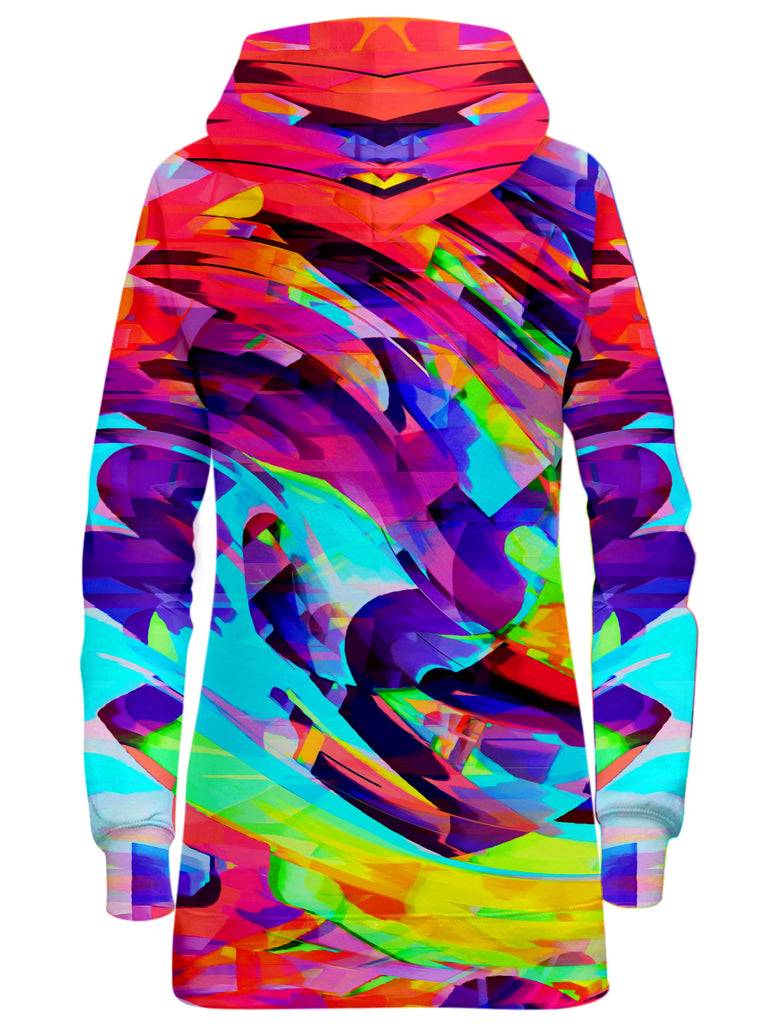Rainbow Graffiti Explosion Hoodie Dress