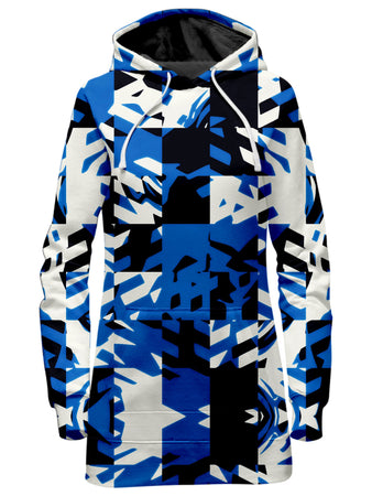 Big Tex Funkadelic - Blue Digital Hoodie Dress