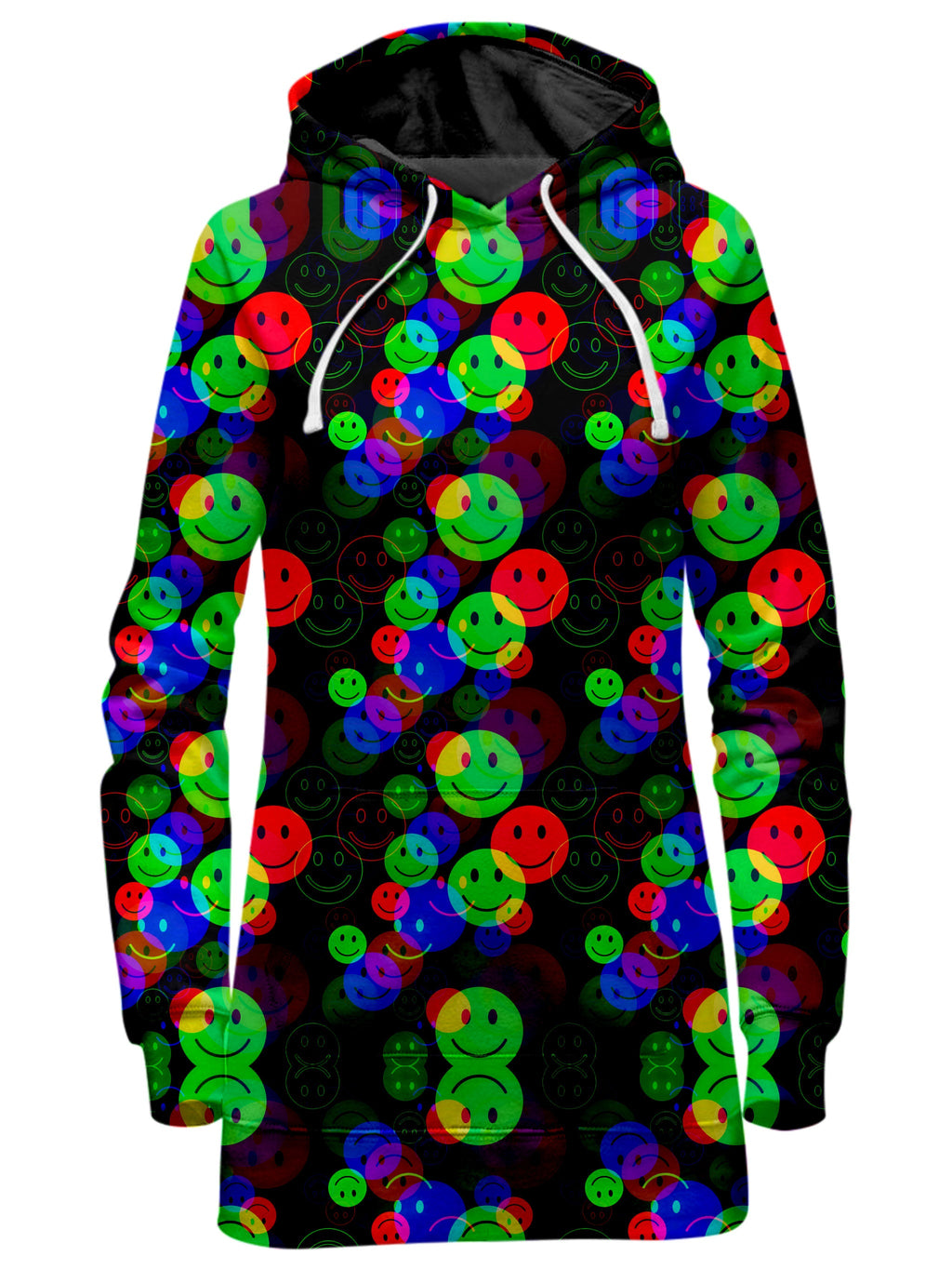 RGB Smile Glitch Hoodie Dress Big Tex Funkadelic Epic Hoodie