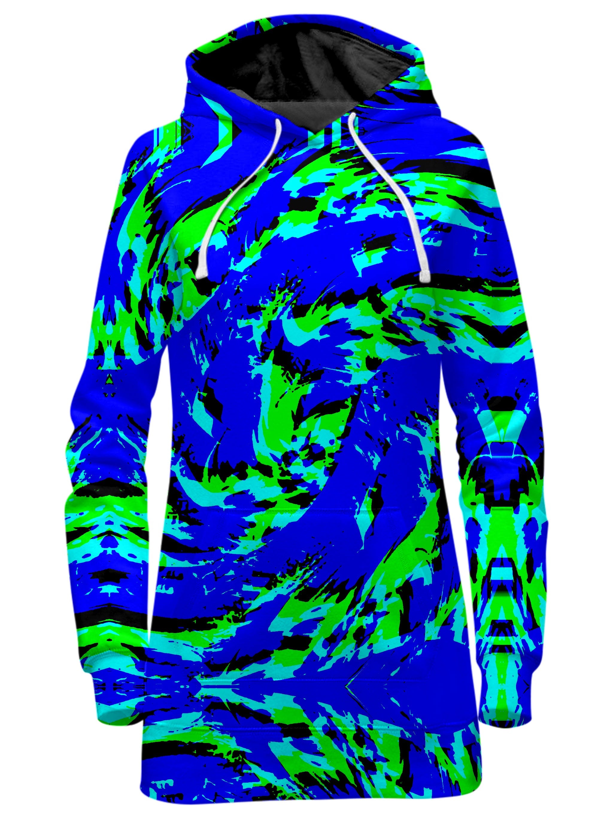Sea Splatter Rave Graffiti Hoodie Dress Big Tex Funkadelic Epic Hoodie