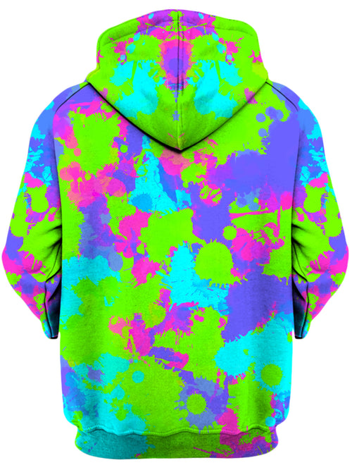 90s Neon Paint Splatter Unisex Hoodie Big Tex Funkadelic Epic Hoodie