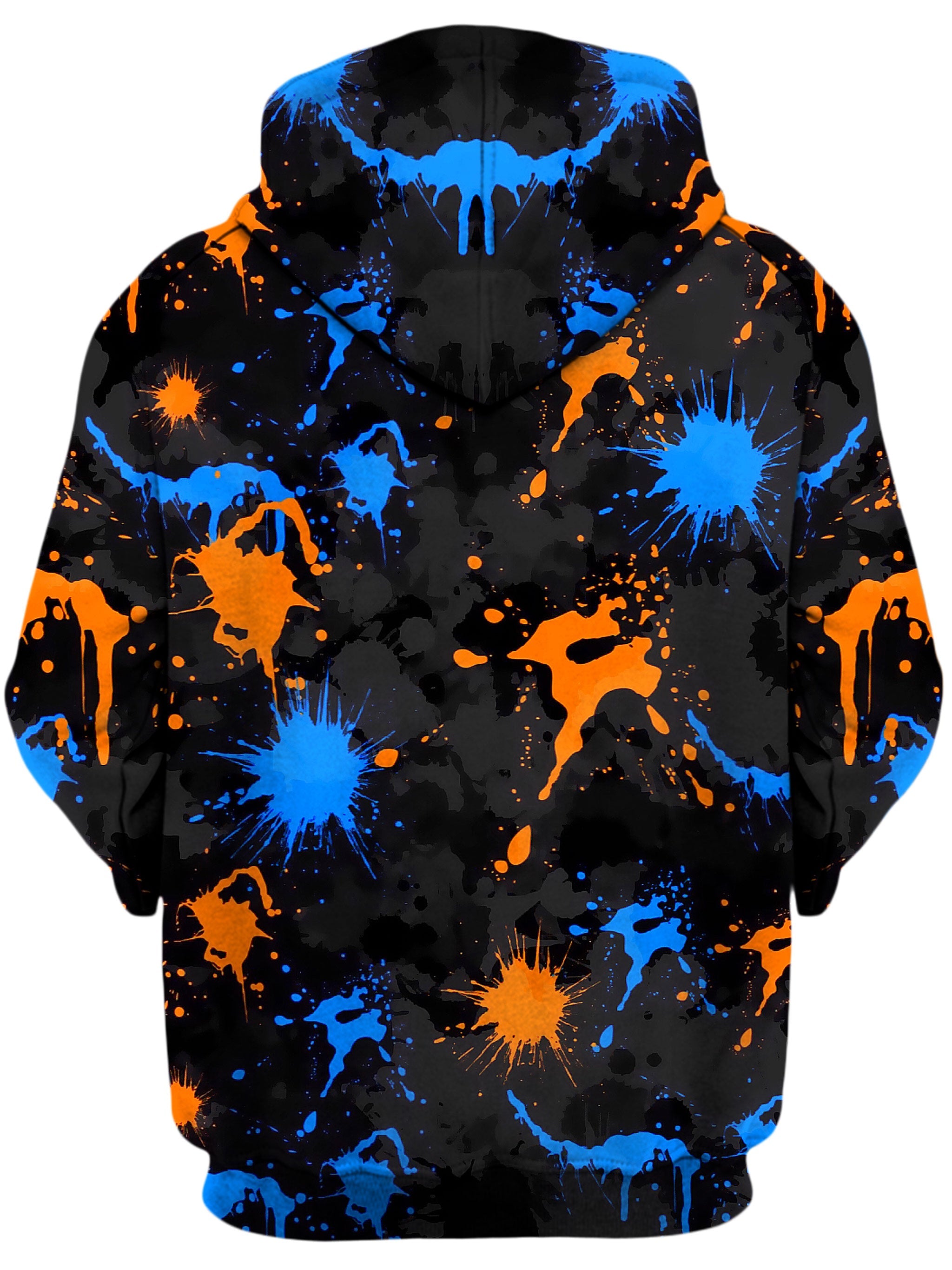 Blue and Orange Waves Unisex Hoodie