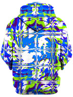 Blue Rave Glitch Unisex Hoodie Big Tex Funkadelic Epic Hoodie