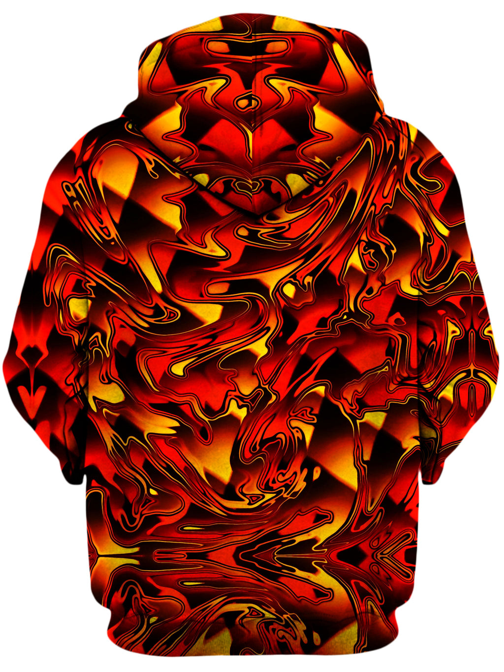 Fire Chromatic Melt Unisex Zip-Up Hoodie Big Tex Funkadelic Epic Hoodie
