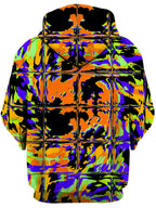Orange Violet Rave Glitch Unisex Hoodie Big Tex Funkadelic Epic Hoodie