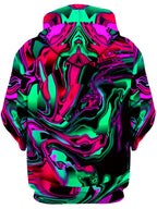 Pink and Green Chromatic Warp Unisex Hoodie Big Tex Funkadelic Epic Hoodie