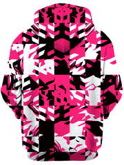 Pink Digital Unisex Zip-Up Hoodie