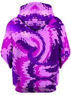 Purple Haze Unisex Zip-Up Hoodie Big Tex Funkadelic Epic Hoodie