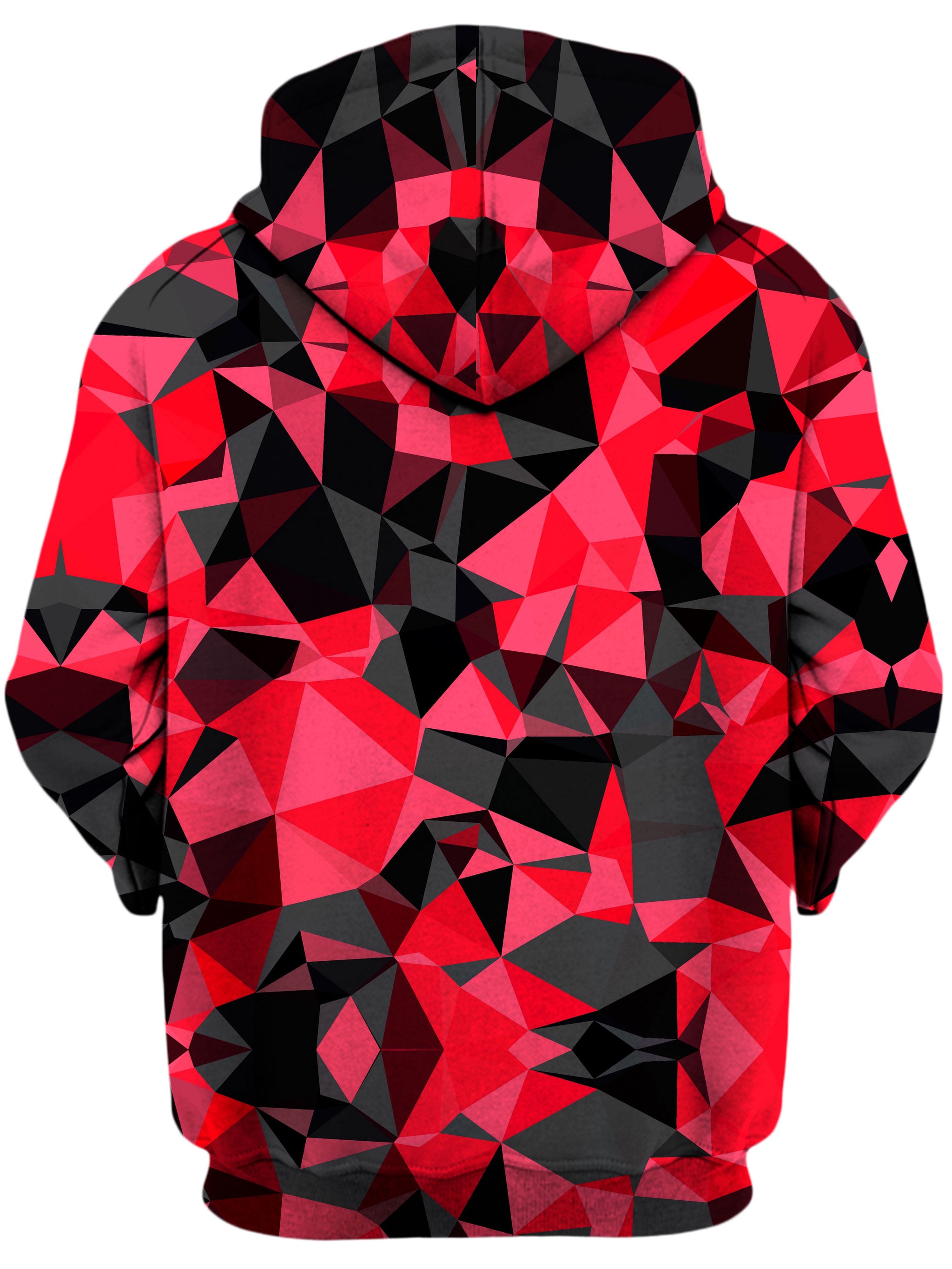 Red and Black Geo Unisex Zip-Up Hoodie Big Tex Funkadelic Epic Hoodie