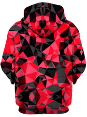 Red and Black Geo Unisex Hoodie