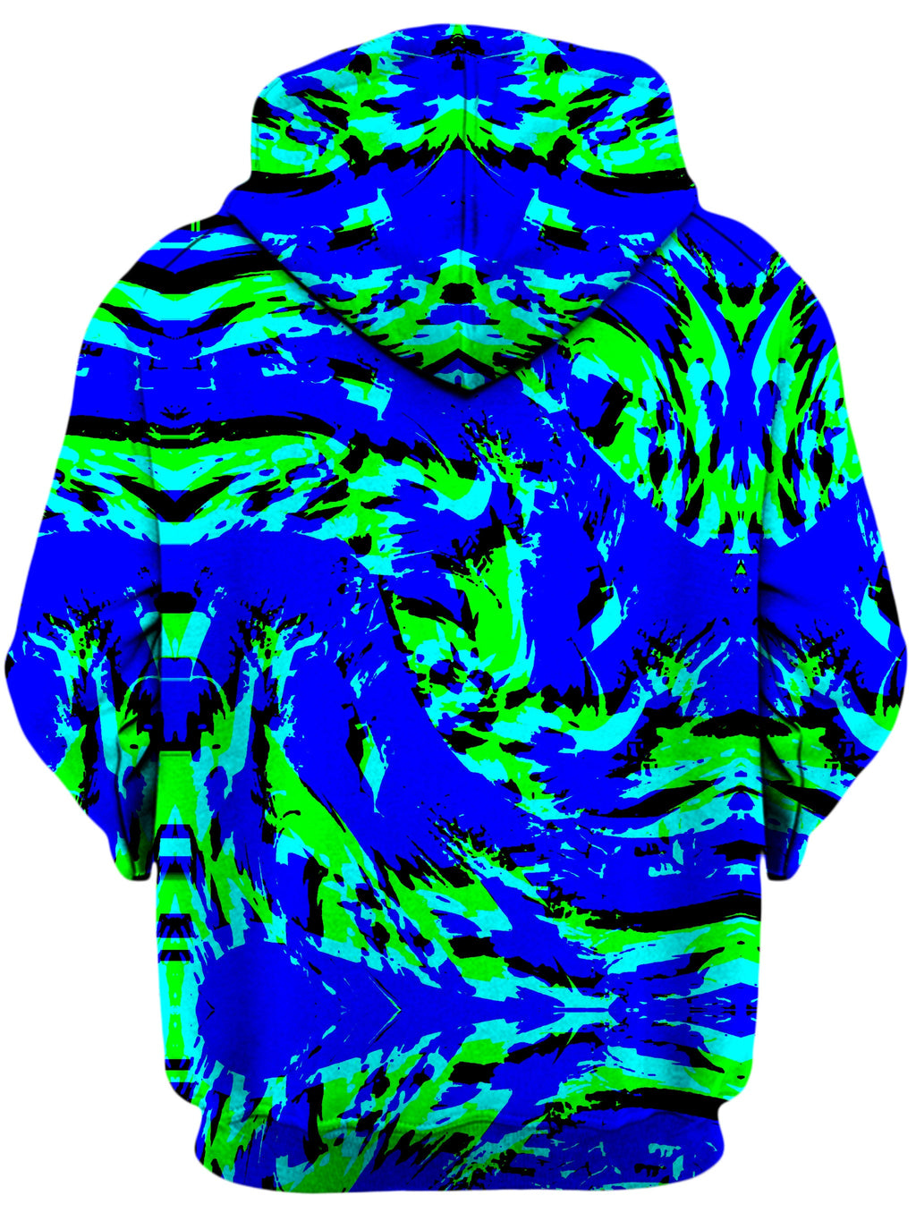 Sea Splatter Rave Graffiti Unisex Zip-Up Hoodie Big Tex Funkadelic Epic Hoodie