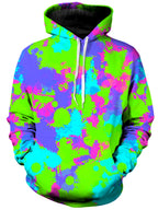 90s Neon Paint Splatter Unisex Hoodie Big Tex Funkadelic Epic Hoodie