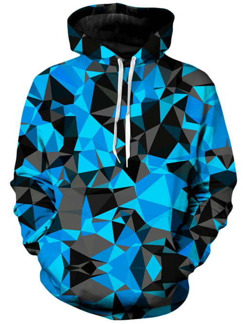 Blue and Black Geo Unisex Hoodie Big Tex Funkadelic Epic Hoodie