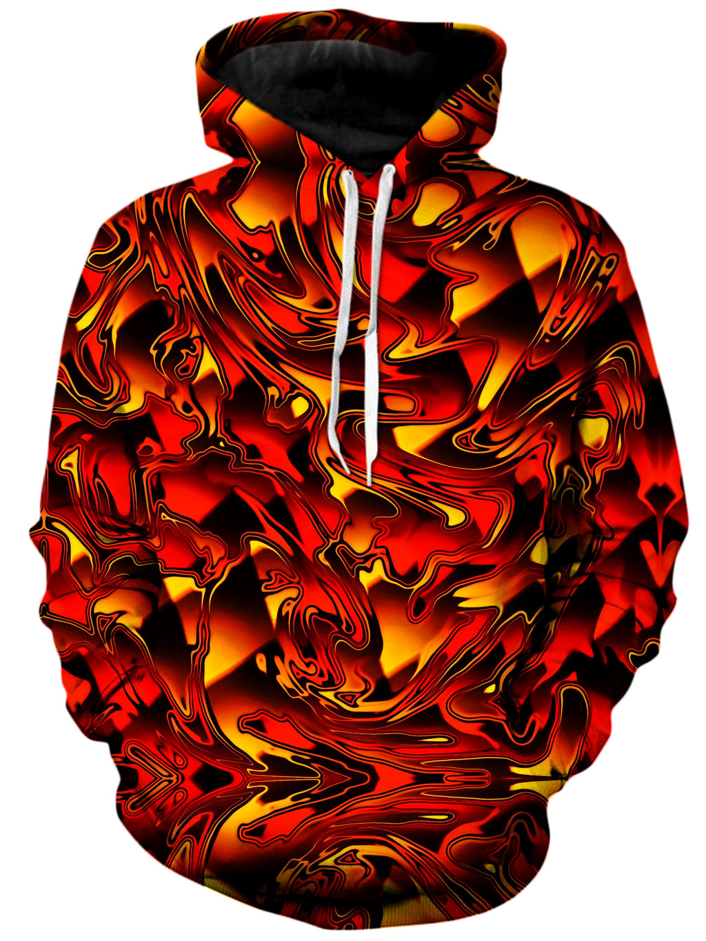 Fire Chromatic Melt Unisex Hoodie