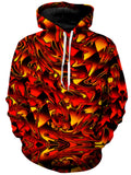 Fire Chromatic Melt Unisex Hoodie