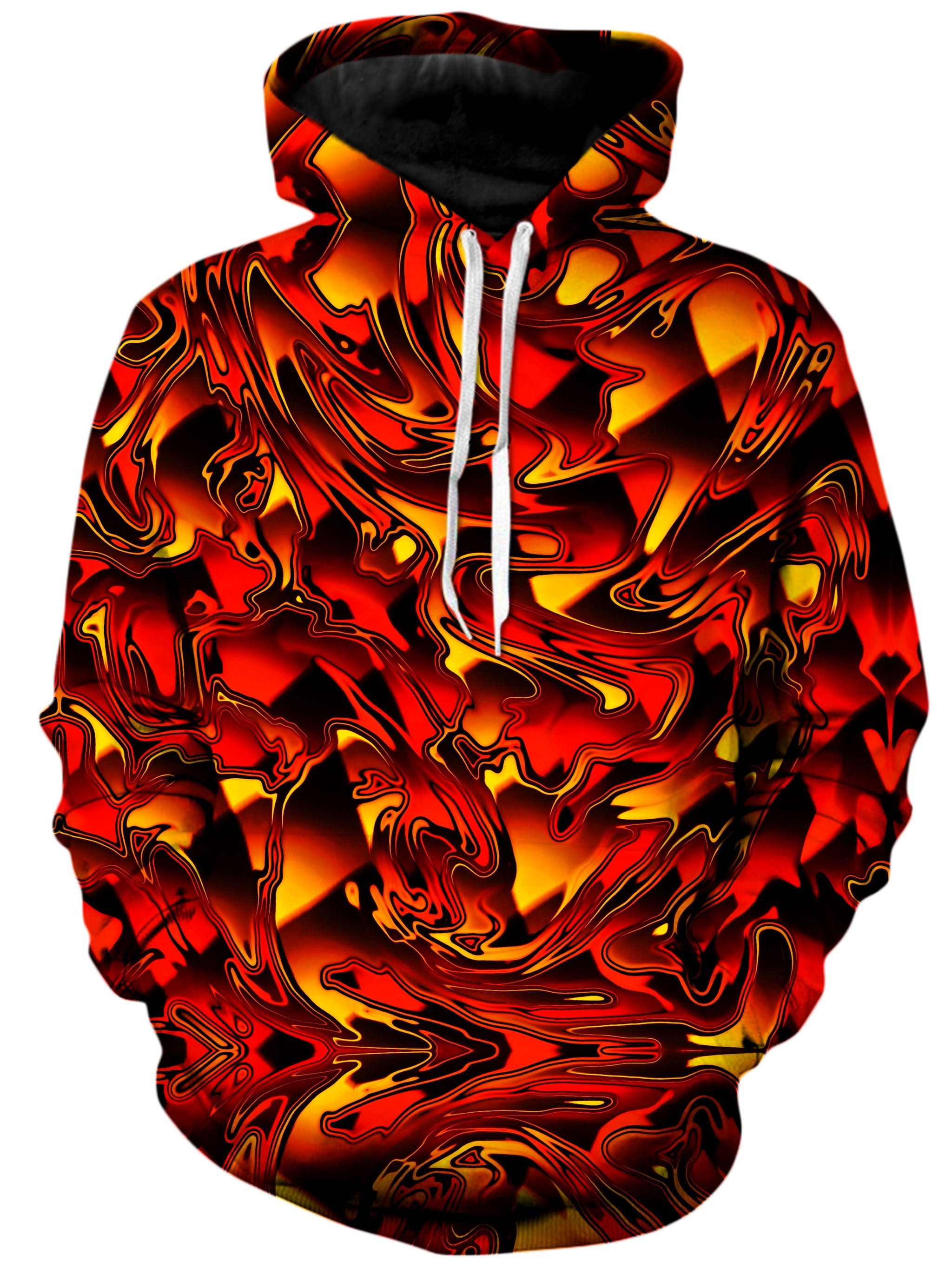 Fire Chromatic Melt Unisex Hoodie