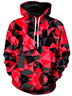 Red and Black Geo Unisex Hoodie Big Tex Funkadelic Epic Hoodie