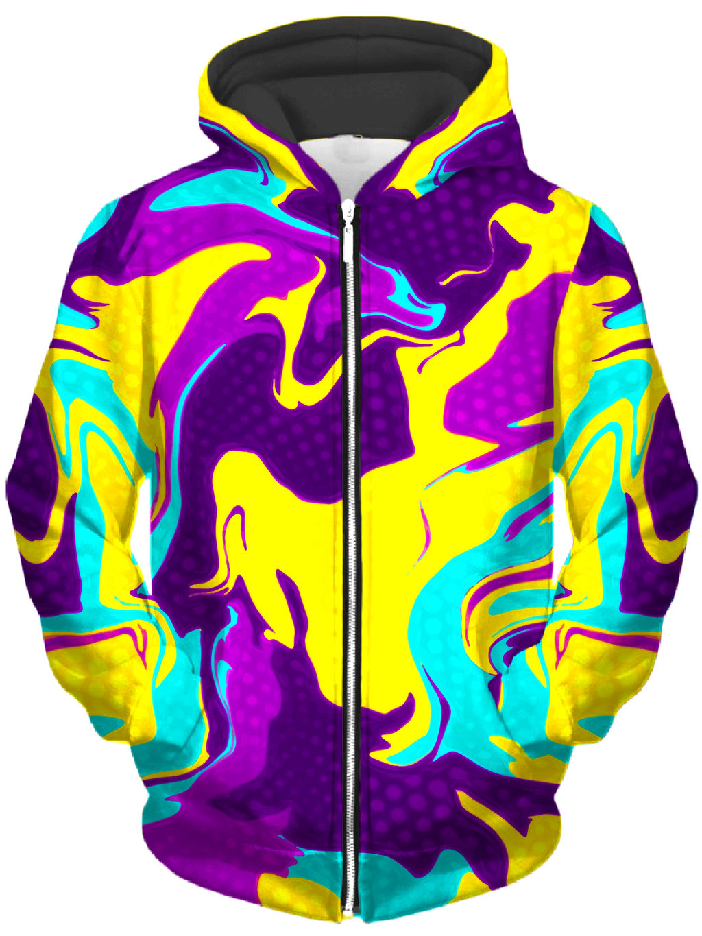 Psychic Bliss Unisex Zip-Up Hoodie, Big Tex Funkadelic, T6 - Epic Hoodie