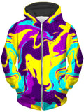 Psychic Bliss Unisex Zip-Up Hoodie, Big Tex Funkadelic, T6 - Epic Hoodie