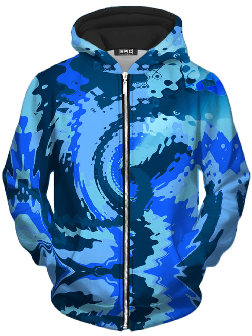 Blue Magic Unisex Zip-Up Hoodie Big Tex Funkadelic Epic Hoodie