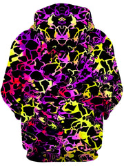 Psychedelic Rainbow Leopard Unisex Zip-Up Hoodie, Big Tex Funkadelic, T6 - Epic Hoodie