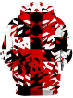 Red Digital Unisex Zip-Up Hoodie Big Tex Funkadelic Epic Hoodie