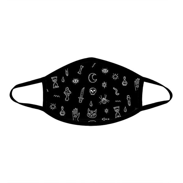 iEDM - Black Pattern Cloth Face Mask