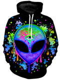 Splatter Alien Unisex Hoodie, BrizBazaar, T6 - Epic Hoodie