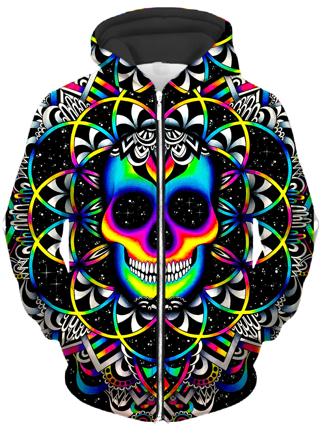 Chaos Unisex Zip-Up Hoodie, BrizBazaar, T6 - Epic Hoodie