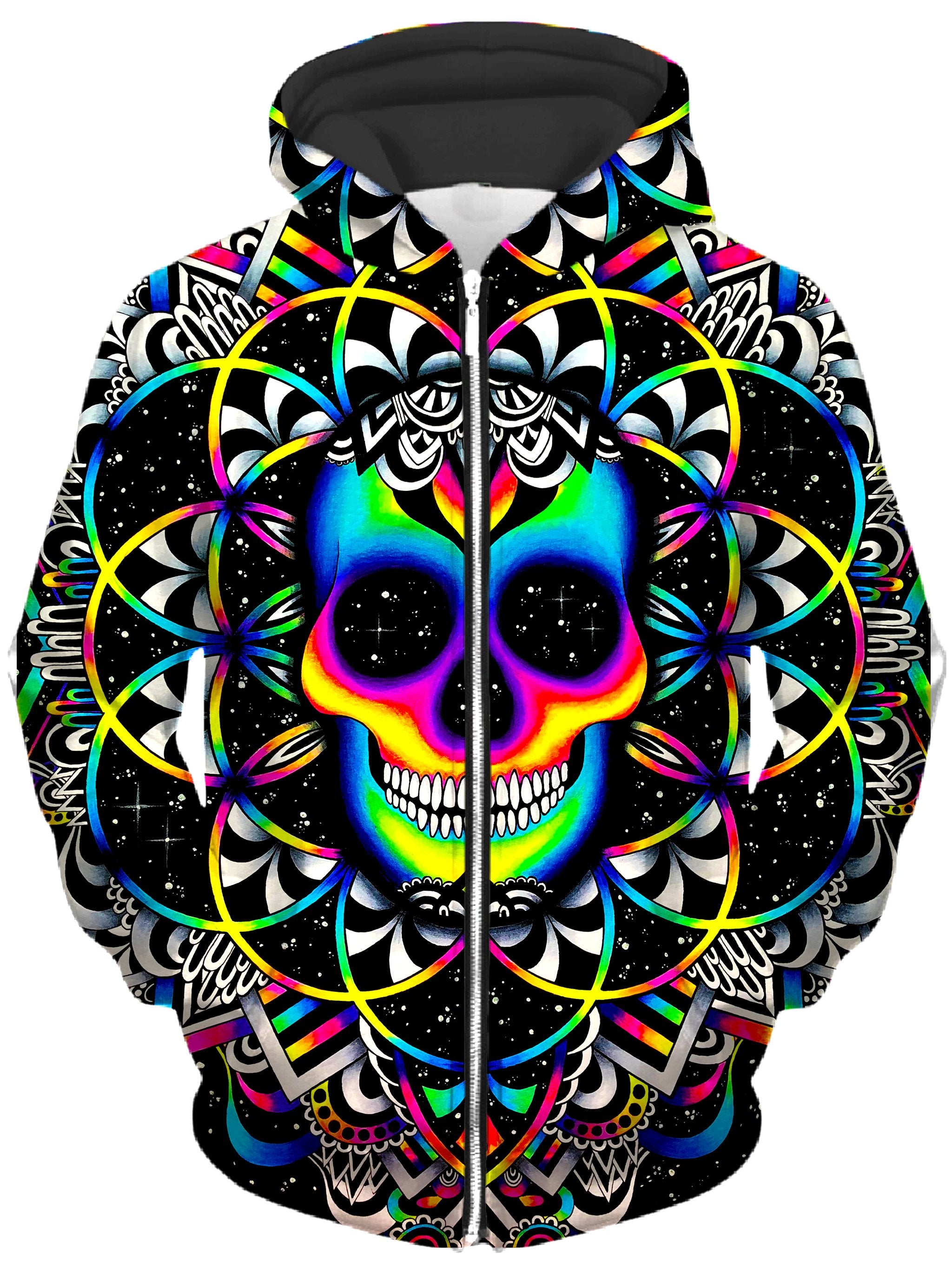 Chaos Unisex Zip-Up Hoodie, BrizBazaar, T6 - Epic Hoodie