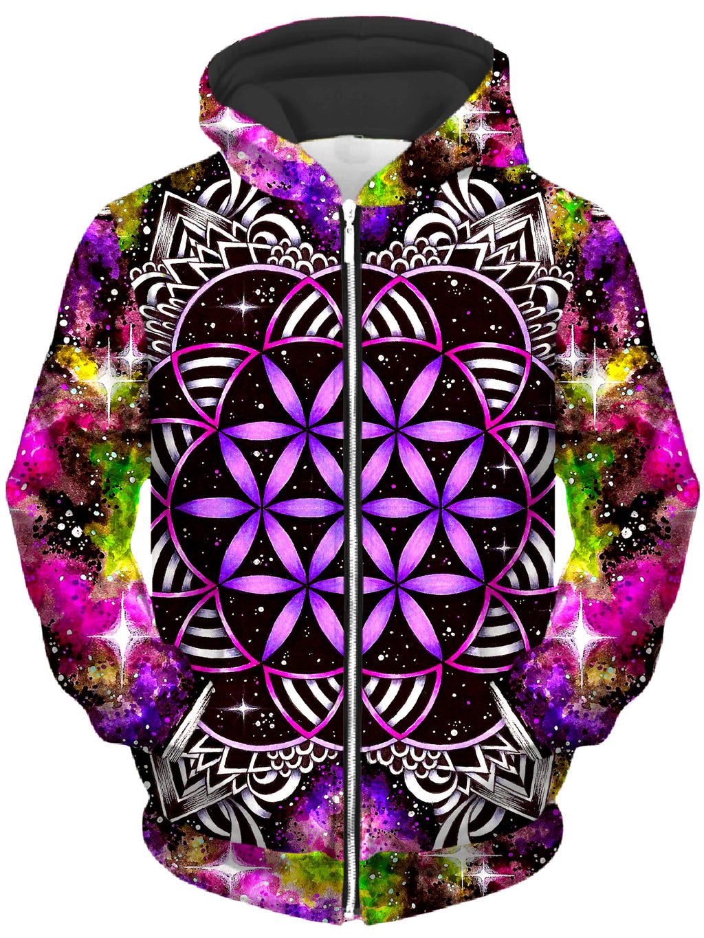 Oracle of Life Unisex Zip-Up Hoodie, BrizBazaar, T6 - Epic Hoodie